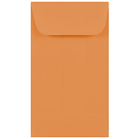 JAM PAPER #3 Coin Business Colored Envelopes, 2