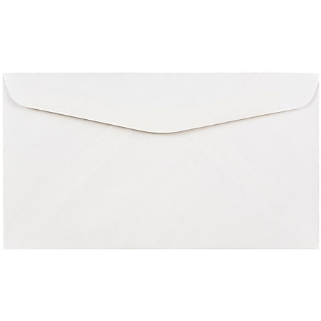 JAM Paper Booklet Envelopes 3 58 x 6 12 Gummed Seal White Pack Of 25 ...
