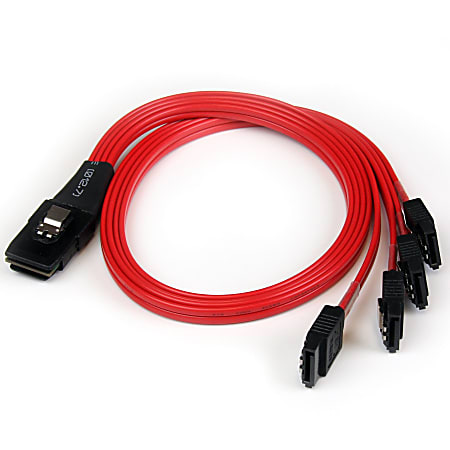StarTech.com 50cm SFF-8087 to 4x SATA - Internal Mini SAS to SATA Reverse Cable  - sff-8087 to 4x sata - SAS8087S4R50