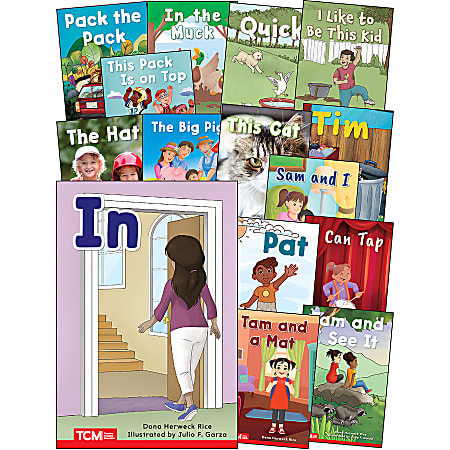 Teacher Created Materials Decodable Books: Read & Succeed, Grades Pre-K To K, Set 1