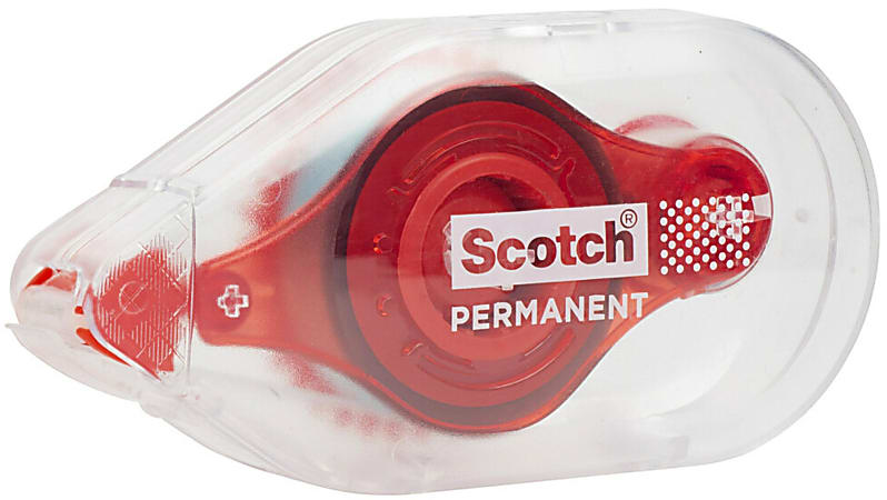 Scotch 237 Permanent Double Sided Tape 34 x 300 Clear Pack of 2 rolls -  Office Depot