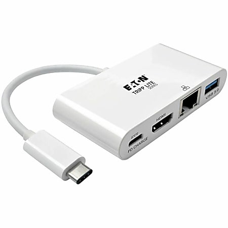 Tripp Lite USB-C to HDMI Multiport Video Adapter Converter, U44406NHGUC