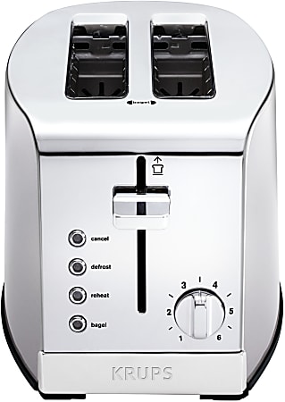 Krups 2-Slice Toaster, Silver