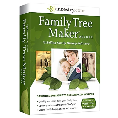 Ancestry.com® Family Tree Maker® Deluxe, Traditional Disc