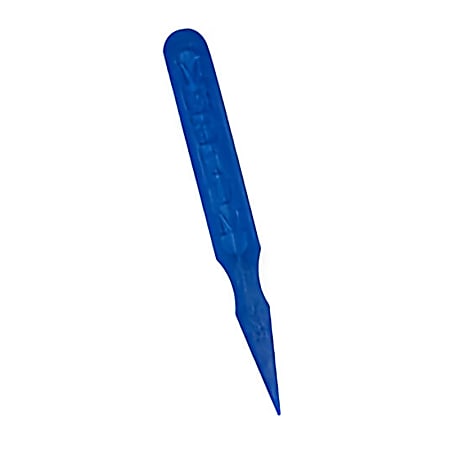 Royal Paper Products Plastic Steak Markers, Blue, Pack Of 1,000 Markers
