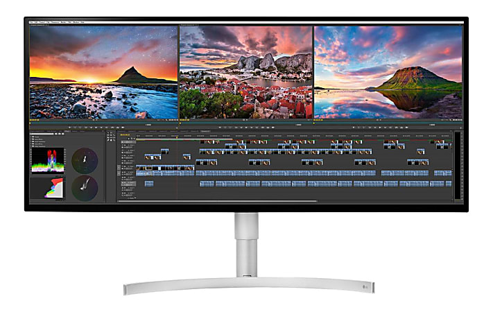 LG UltraWide 34" WUHD 5K Monitor, FreeSync, 34WK95U-W
