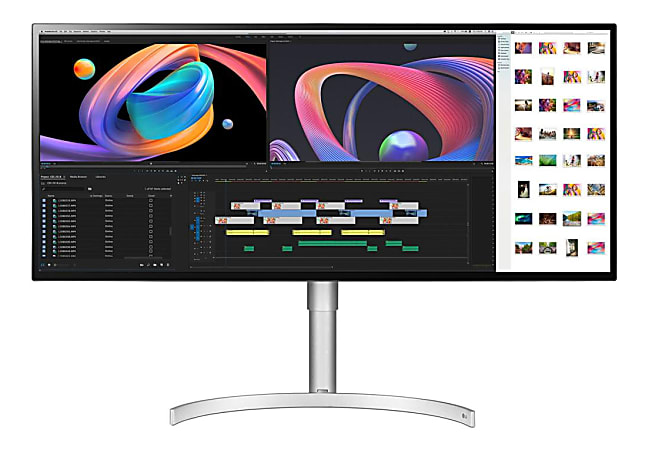 LG UltraWide 34 WUHD 5K Monitor FreeSync 34WK95U W - Office Depot