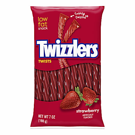 Twizzlers&reg; Strawberry Licorice, 7 Oz Bag