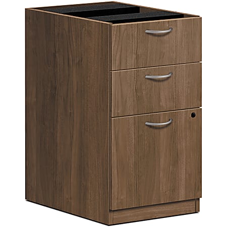 HON® Foundation 21-3/4"D Vertical 3-Drawer File Cabinet, Metal, Pinnacle