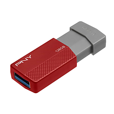 PNY USB 3.0 Flash Drive, 128GB, Assorted Colors