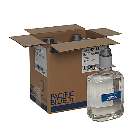 Pacific Blue Ultra™ by GP PRO Antimicrobial Foam Hand Soap, Unscented, 1200mL, 4 Bottles Per Case