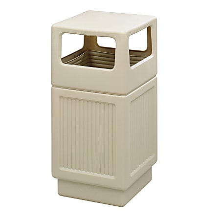 Safco Canmeleon Indoor/Outdoor Open Top Pentagon Trash Can 30