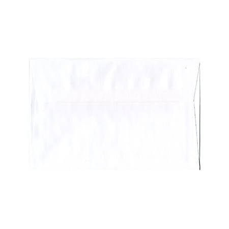 JAM Paper® Booklet Invitation Envelopes, 5 3/4" x 8 7/8", White, Pack Of 25