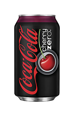 Coke Zero Cherry, 12 Oz, Case Of 24