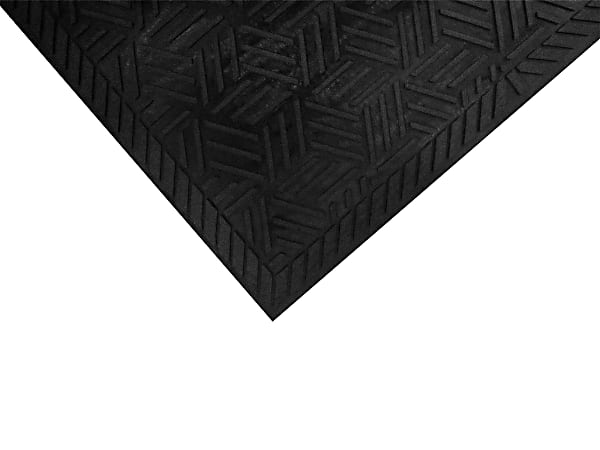 M+A Matting SuperScrape Plus Floor Mat, 36" x 120", Black