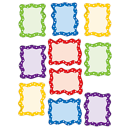 Teacher Created Resources Decorative Accents, Polka Dots Blank Cards, Assorted Colors, Pack Of 30