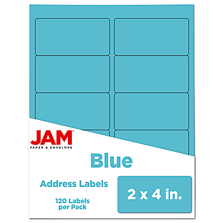 JAM Paper® Mailing Address Labels, Rectangle, 2&quot; x