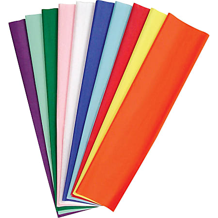 Pacon KolorFast Tissue Paper Assortment, 20" x 30", Assorted Colors, Pack Of 100