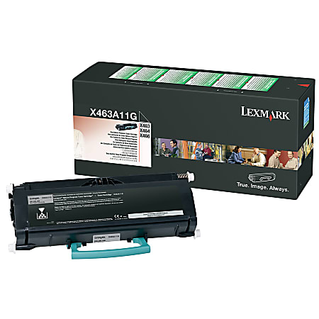 Lexmark™ X463A11G Black Return Program Toner Cartridge
