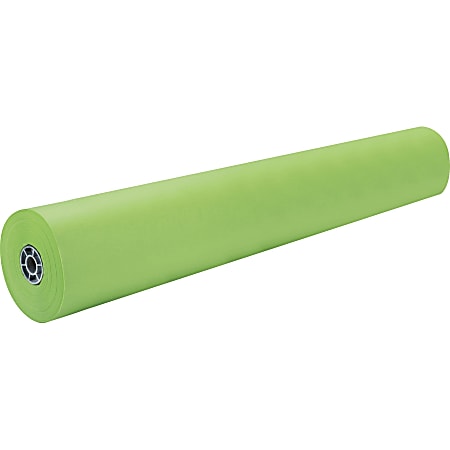 Colorations Dual Surface Paper Roll - Bright Green 36 x 1000