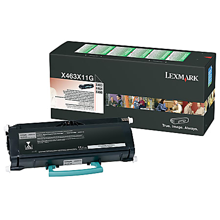 Lexmark™ X463X11G Extra-High-Yield Return Program Black Toner Cartridge