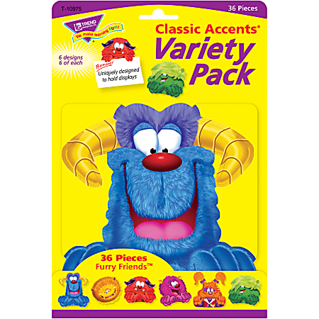Trend Furry Friend Classic Accents Set 5.50 Height Assorted 36