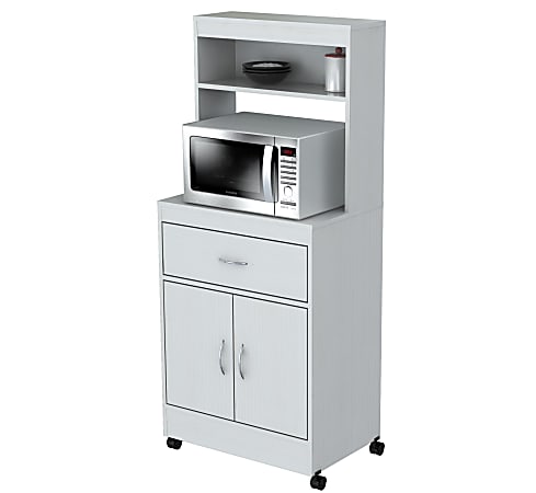 Inval laminate kitchen 2024 microwave storage cabinet