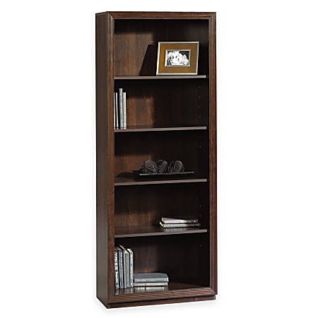 Sauder® Forte Collection 5-Shelf Library, Dark Alder