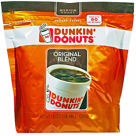 Dunkin' Donuts® Original Blend Coffee, 24 Oz Bag