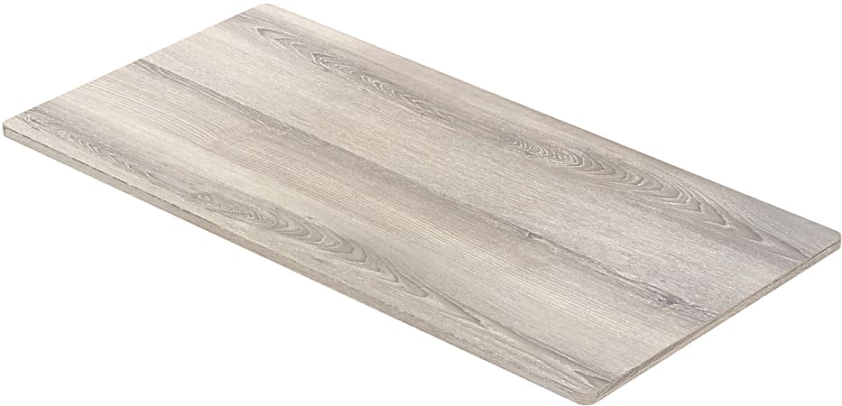 FlexiSpot 48 W Rectangular Desk Top White Oak - ODP Business Solutions