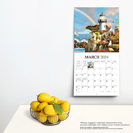 2024 Hopper Studios Monthly Square Wall Calendar 12 x 12 A Guiding