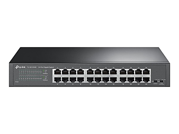 TP-LINK® 24-Port Gigabit Desktop/Rackmount Switch, TL-SG1024D