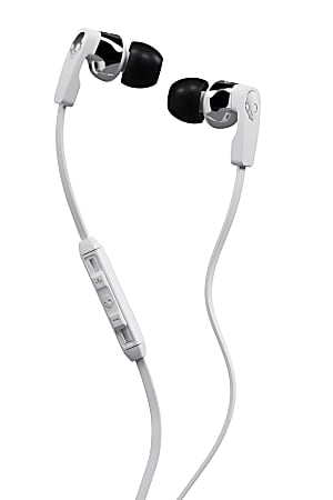Skullcandy® Strum Earbuds, White/Chrome
