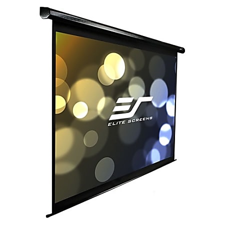 Elite Screens VMAX84UWH2 VMAX2 Ceiling/Wall Mount Electric Projection Screen (84" 16:9 Aspect Ratio) (MaxWhite)