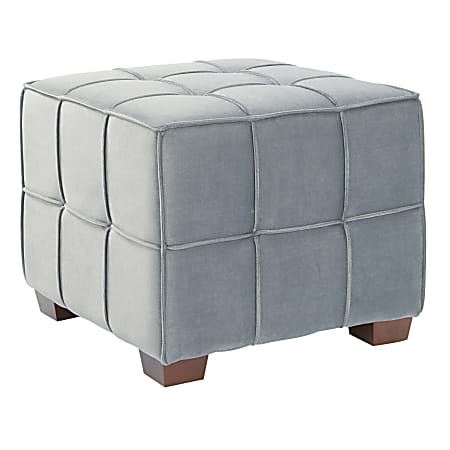 Ave Six Sheldon Tufted Ottoman, Moonlit/Coffee