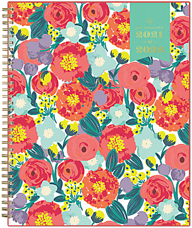Day Designer for Blue Sky 2021-2022 Academic Year Weekly Monthly Planner 5  x 8