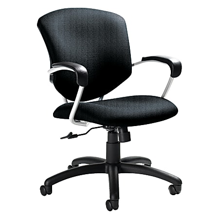 Global® Supra Medium-Back Tilter Task Chair, 39"H x 26"W x 26"D, Graphite