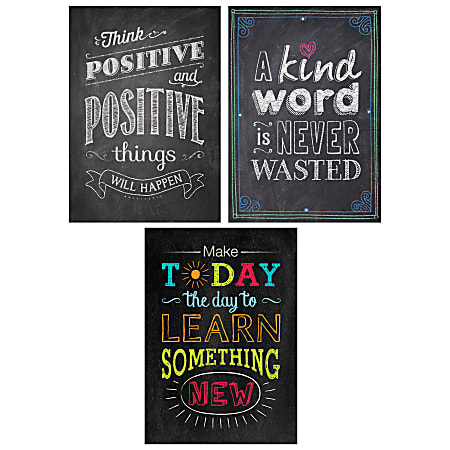 Creative Teaching Press® Inspire U Posters, Be Your Best, 13 3/8" x 19", Pack Of 3