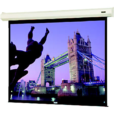 Da-Lite Cosmopolitan Electrol - Projection screen - ceiling mountable, wall mountable - motorized - 220 V - 1:1 - Matte White