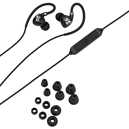 JLab Audio Fit 2.0 Bluetooth Earbud Headphones EBFIT2BTBLK123