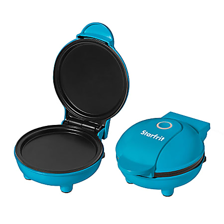 Starfrit® Electric Mini Pancake Maker, 4-In., Blue