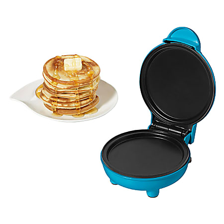 Starfrit Electric Mini Pancake Maker 4 In. Blue - Office Depot