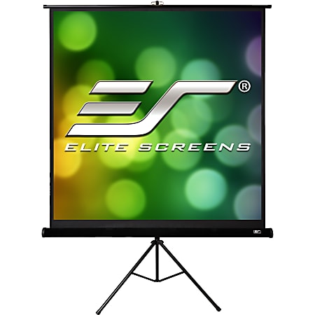 Elite Screens Tripod Pro Series - 85-INCH 1:1, Adjustable Multi Aspect Ratio Portable Indoor Outdoor Projector Screen, 8K / 4K Ultra HD 3D Ready, 2-YEAR WARRANTY, T85UWS1-Pro"