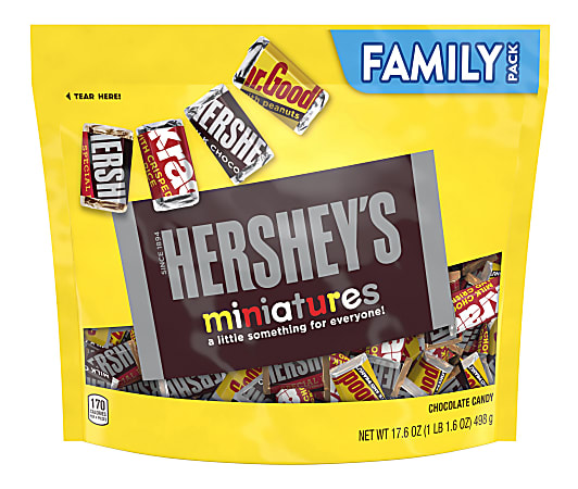 Hershey's® Miniatures Chocolate Candy Assortment, 17.6 Oz Bag