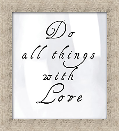 PTM Images Expressions Framed Wall Art, Do All Things, 21 1/2"H x 17 1/2"W, Crude