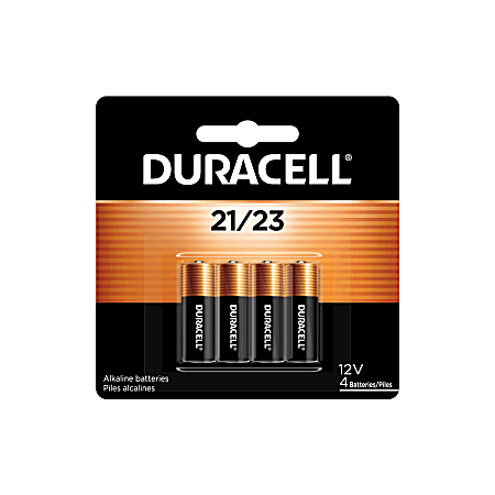 Duracell 12 Volt Alkaline 2123 Batteries Pack Of 4 - Office Depot