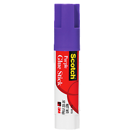 Elmer's® Permanent Adhesive Glue Sticks, 0.45 Oz, Purple