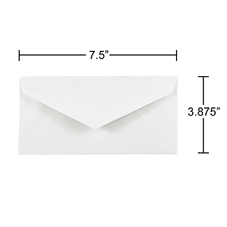 JAM Paper Booklet Envelopes 7 34 Monarch Commercial Flap Gummed Seal ...