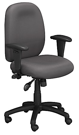 BBF Energize Multi-Function Task Chair, 43 5/8"H x 26 5/8"W x 23 5/8"D, Black, Standard Delivery Service