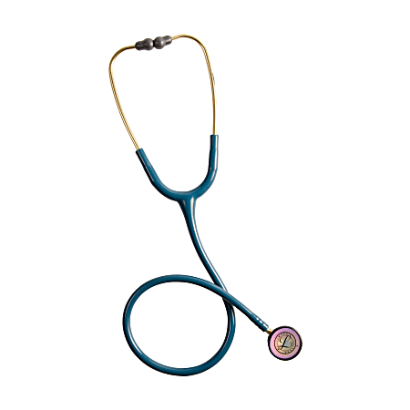 3M™ Littmann® Classic II Pediatric Stethoscope, Caribbean Blue/Rainbow